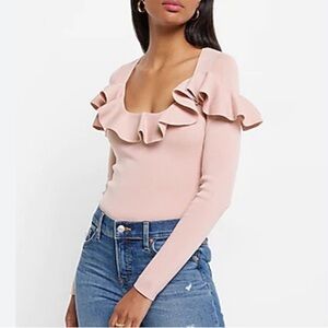 New with tags! Express Ruffle Sweater